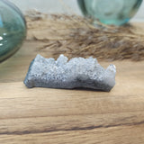 Chalcedoon met apofyliet calciet (ruw) | Marga Jacobs