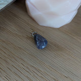 Blauwe toermalijn (indicoliet) edelsteen hanger