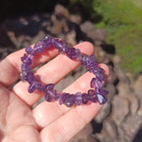 Edelsteen armband kind amethist