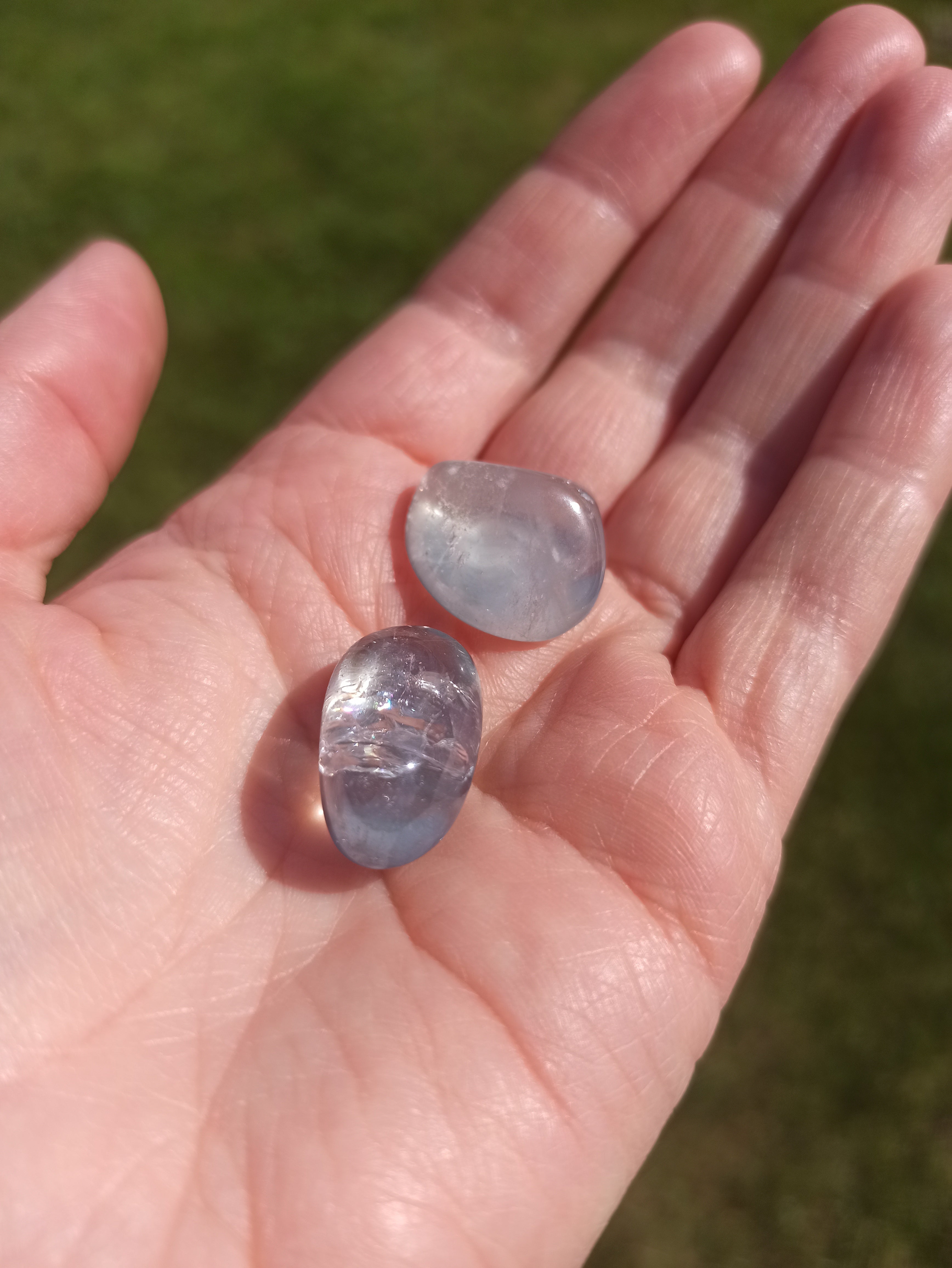 Aqua Aura trommelstenen | Marga Jacobs