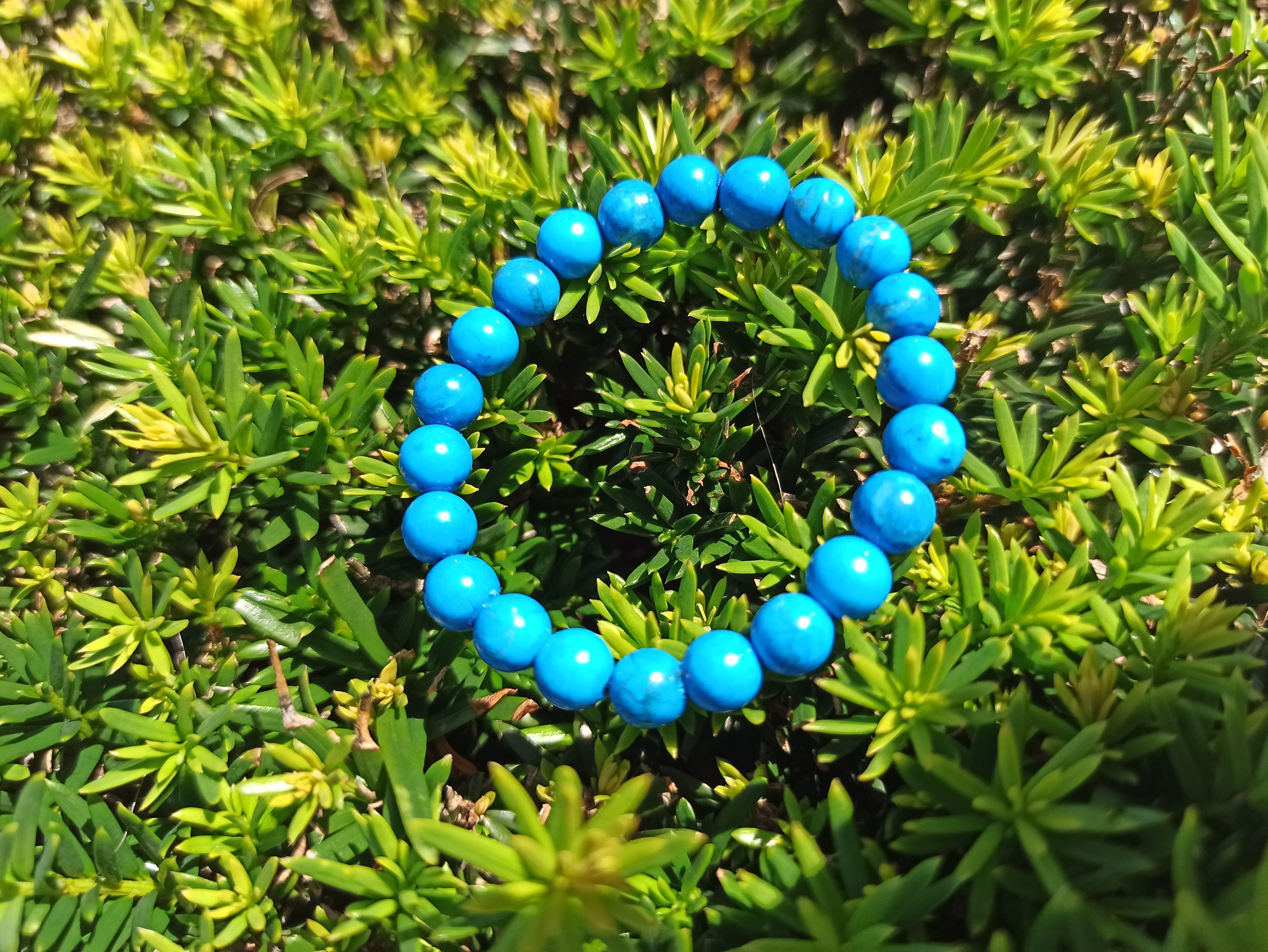Edelsteen armband kind blauwe howliet