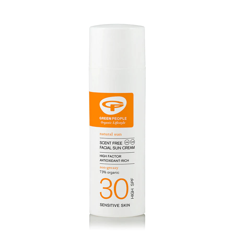 Green People Scent Free Facial Sun Cream - SPF 30 | Marga Jacobs