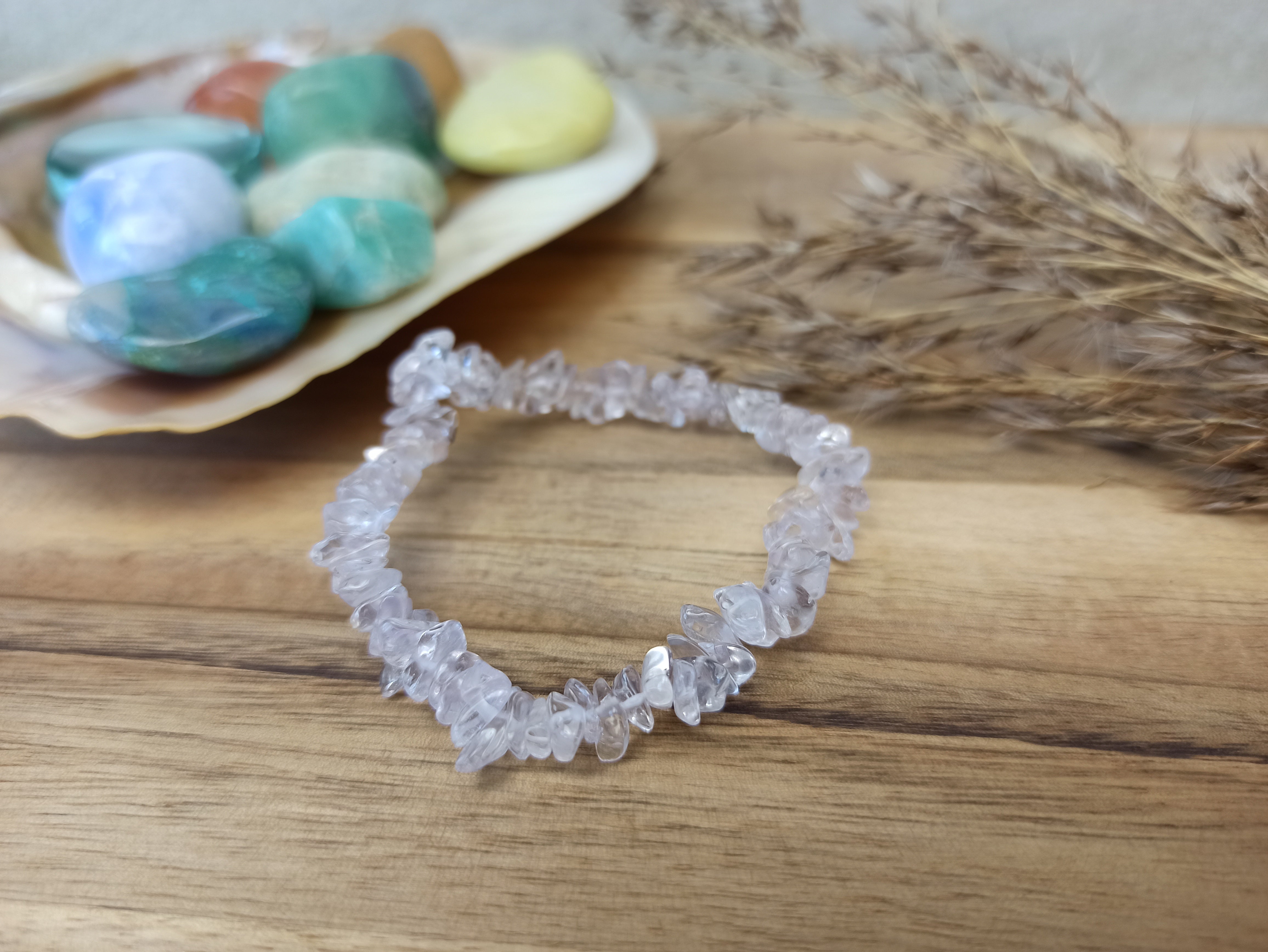 Edelsteen armband kind lavendelkwarts