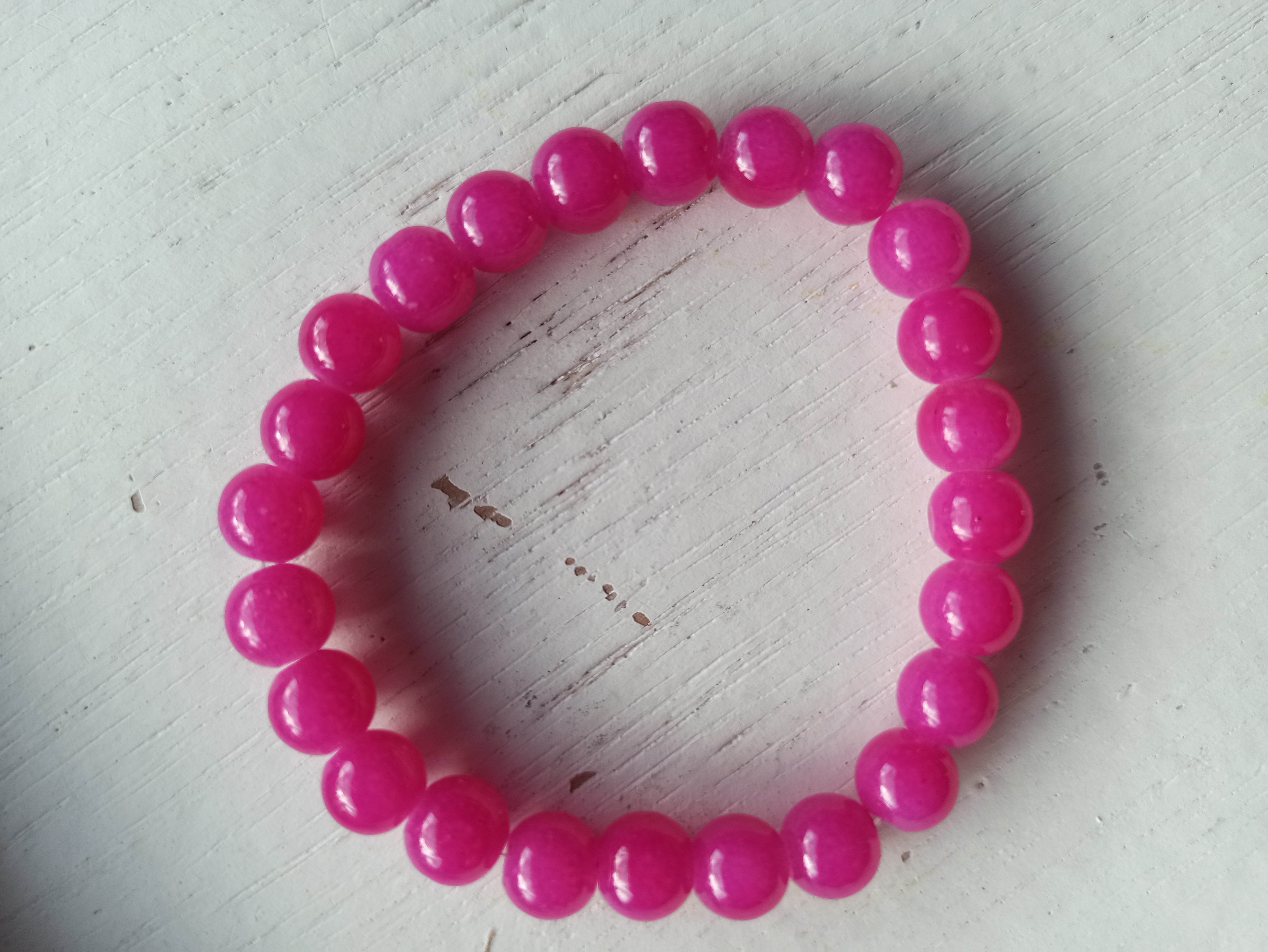 Roze Agaat edelsteen armband | Marga Jacobs