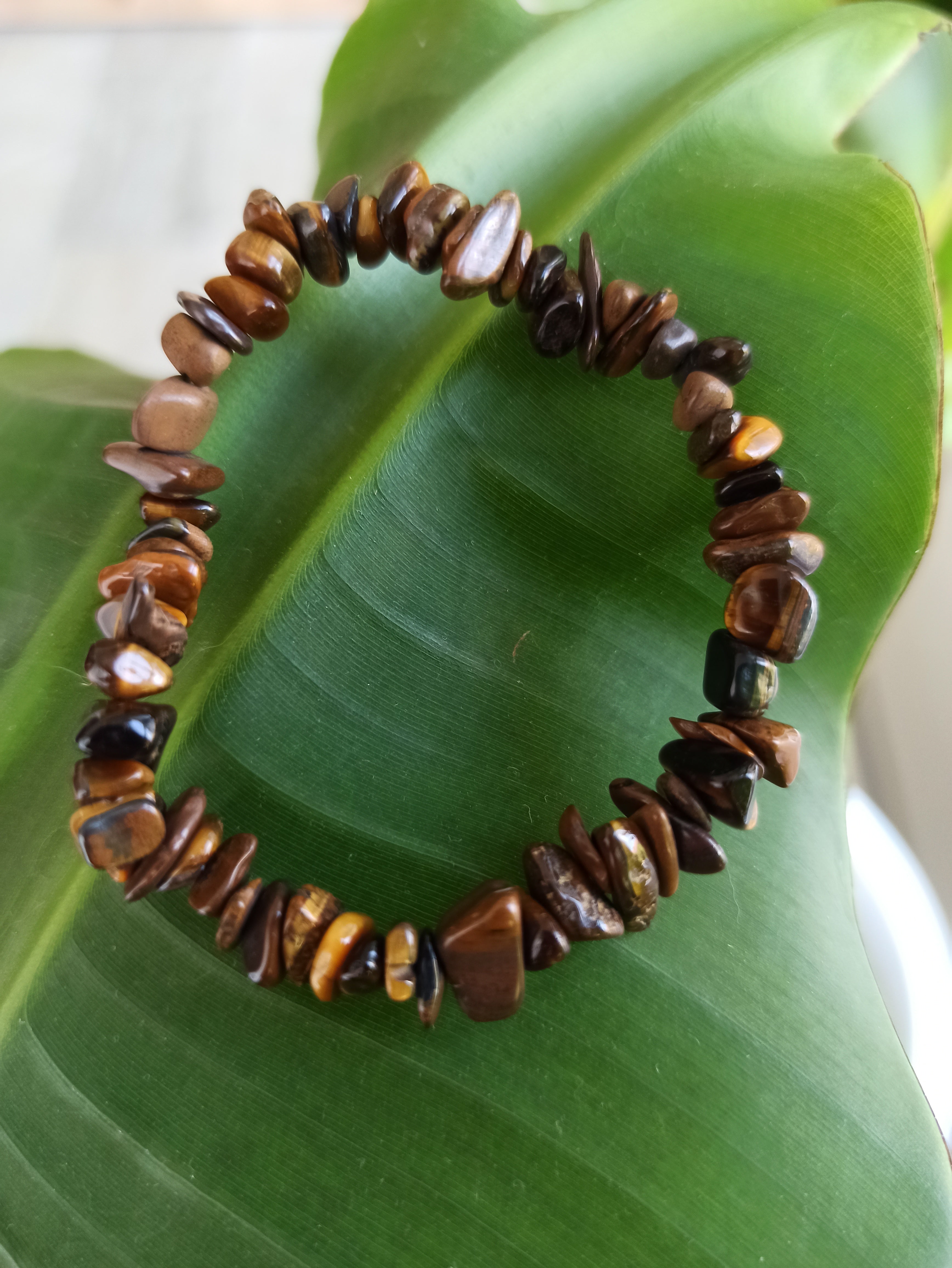 Edelsteen armband kind tijgeroog