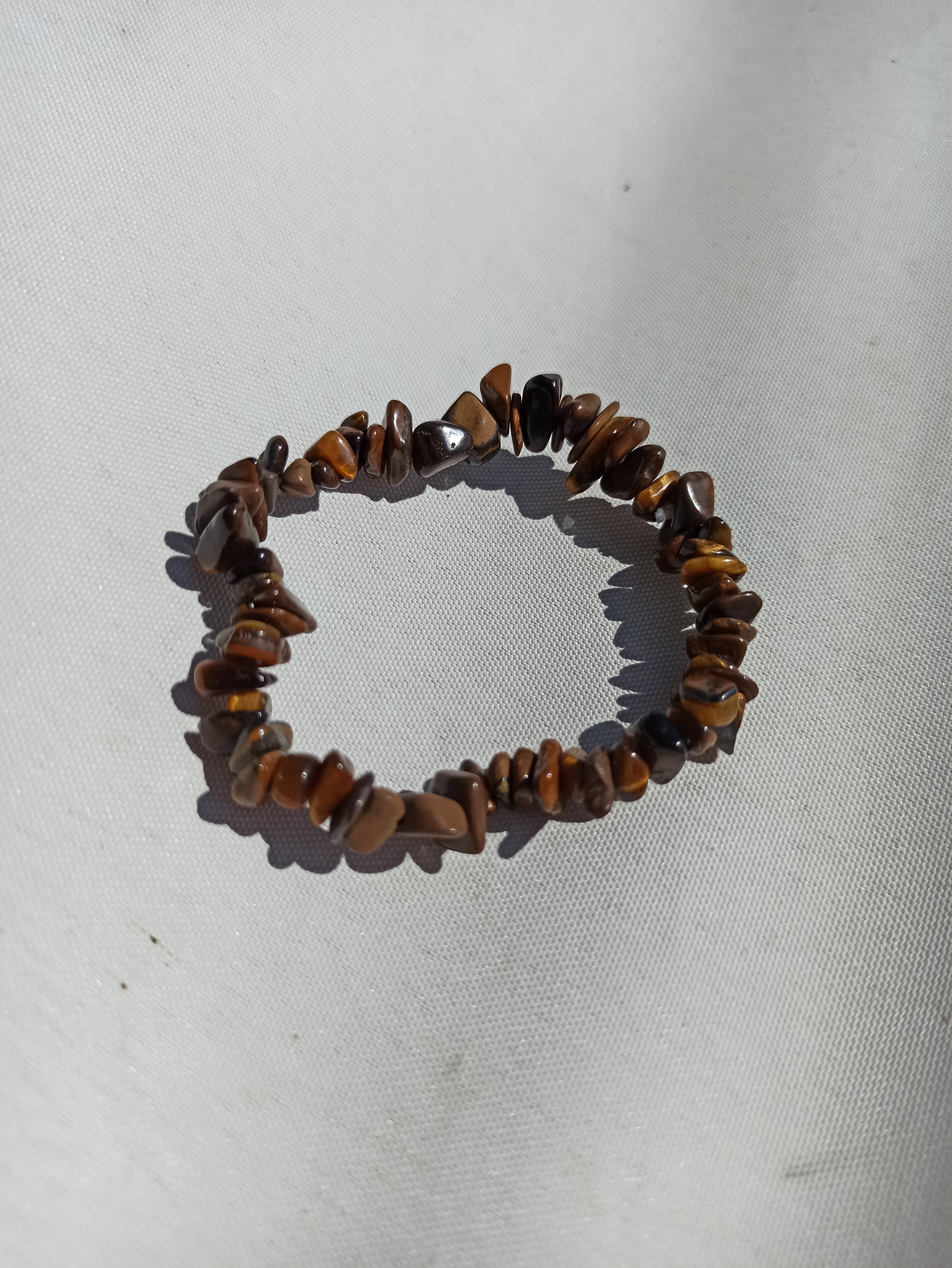 Edelsteen armband kind tijgeroog