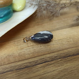 Zebra jaspis edelsteen hanger druppel | Marga Jacobs