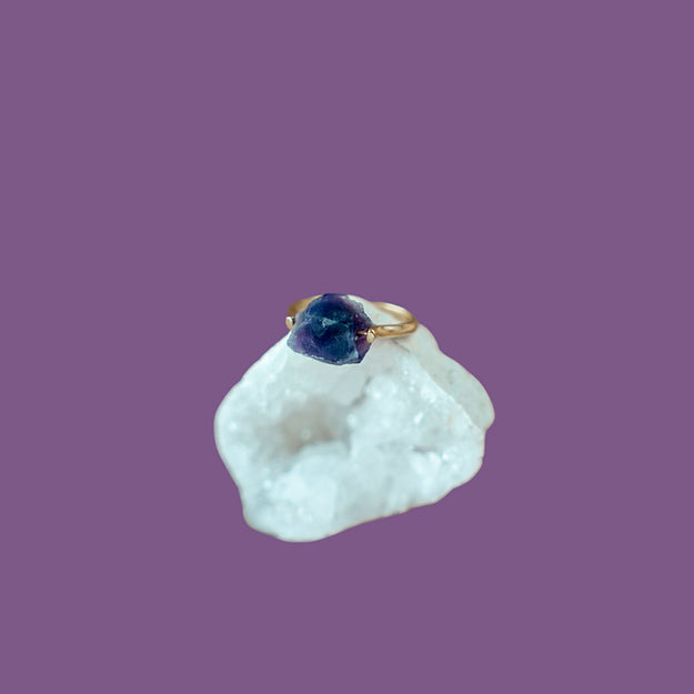 Ring edelsteen ruw ~ Uchu Reminders