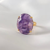Amethist ring 9 – curated crystal by Marga Jacobs | rust, symboliek en intuïtieve zelfzorg