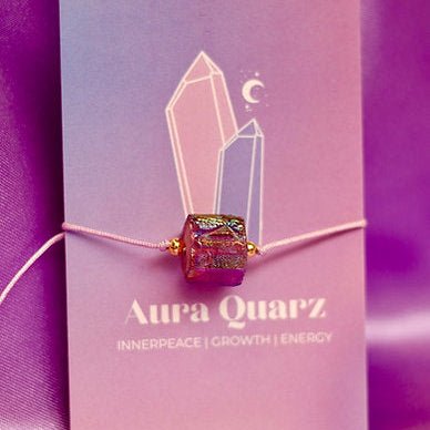 Armband 'Aura' ~ Uchu Reminders – curated crystal by Marga Jacobs | rust, symboliek en intuïtieve zelfzorg