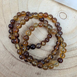 Barnsteen armband 8 mm – curated crystal by Marga Jacobs | rust, symboliek en intuïtieve zelfzorg