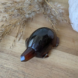 Barnsteen schildpad 1 – curated crystal by Marga Jacobs | rust, symboliek en intuïtieve zelfzorg