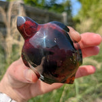 Barnsteen schildpad 3 – curated crystal by Marga Jacobs | rust, symboliek en intuïtieve zelfzorg