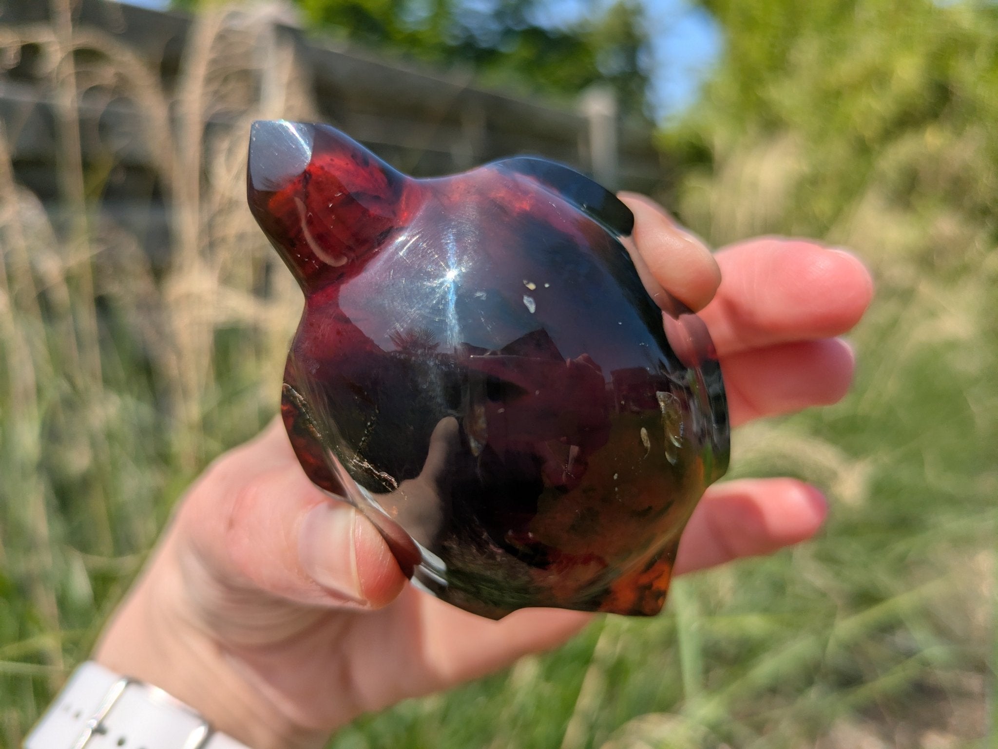 Barnsteen schildpad 3 – curated crystal by Marga Jacobs | rust, symboliek en intuïtieve zelfzorg