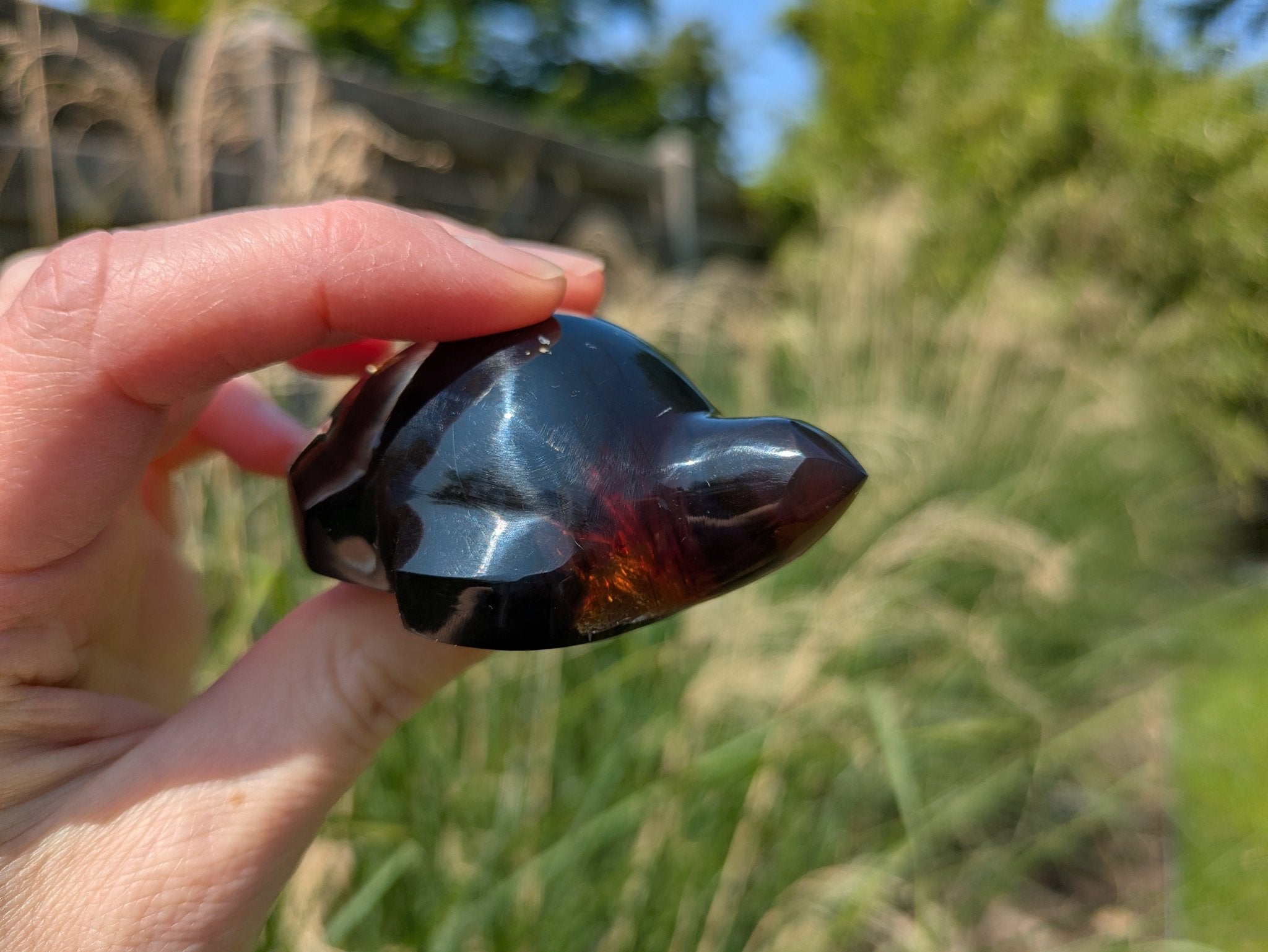 Barnsteen schildpad 3 – curated crystal by Marga Jacobs | rust, symboliek en intuïtieve zelfzorg