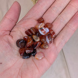 Carneool splitsteentjes ✦ 20 g