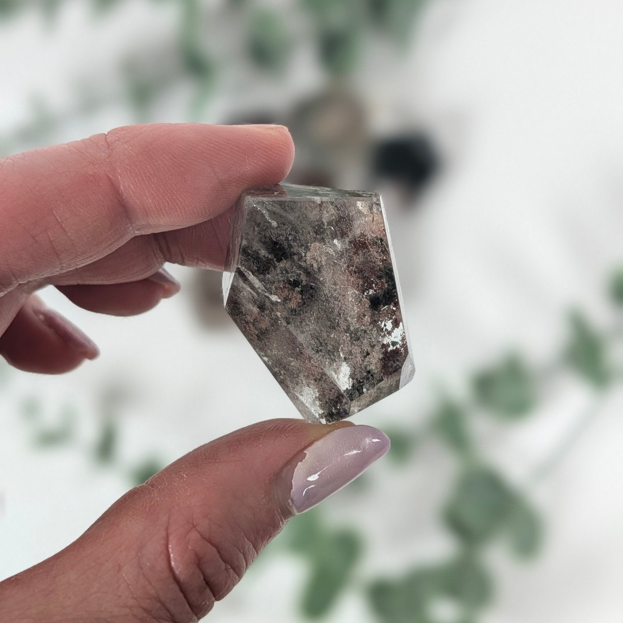 Garden Quartz stukjes (Lodoliet) – bijzondere edelsteen, zorgvuldig gekozen door Marga Jacobs
