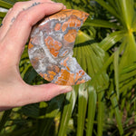 Gele jaspis maan 1 – curated crystal by Marga Jacobs | rust, symboliek en intuïtieve zelfzorg