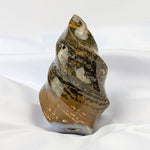 Gele oceaan jaspis vlam – curated crystal by Marga Jacobs | rust, symboliek en intuïtieve zelfzorg