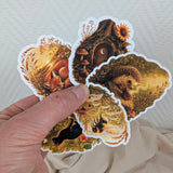 Gouden Uur stickerset – bijzondere edelsteen, zorgvuldig gekozen door Marga Jacobs