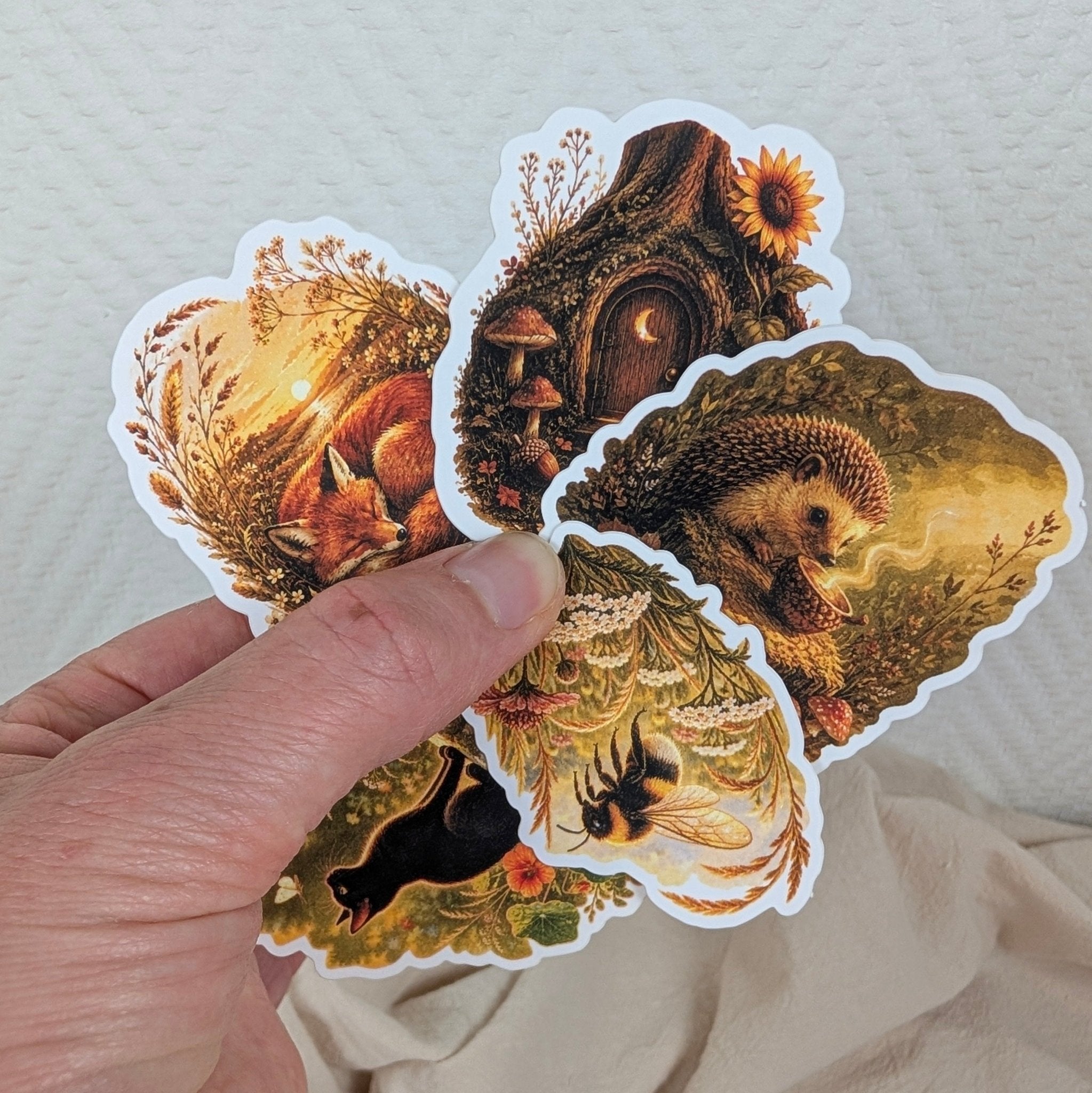 Gouden Uur stickerset – bijzondere edelsteen, zorgvuldig gekozen door Marga Jacobs