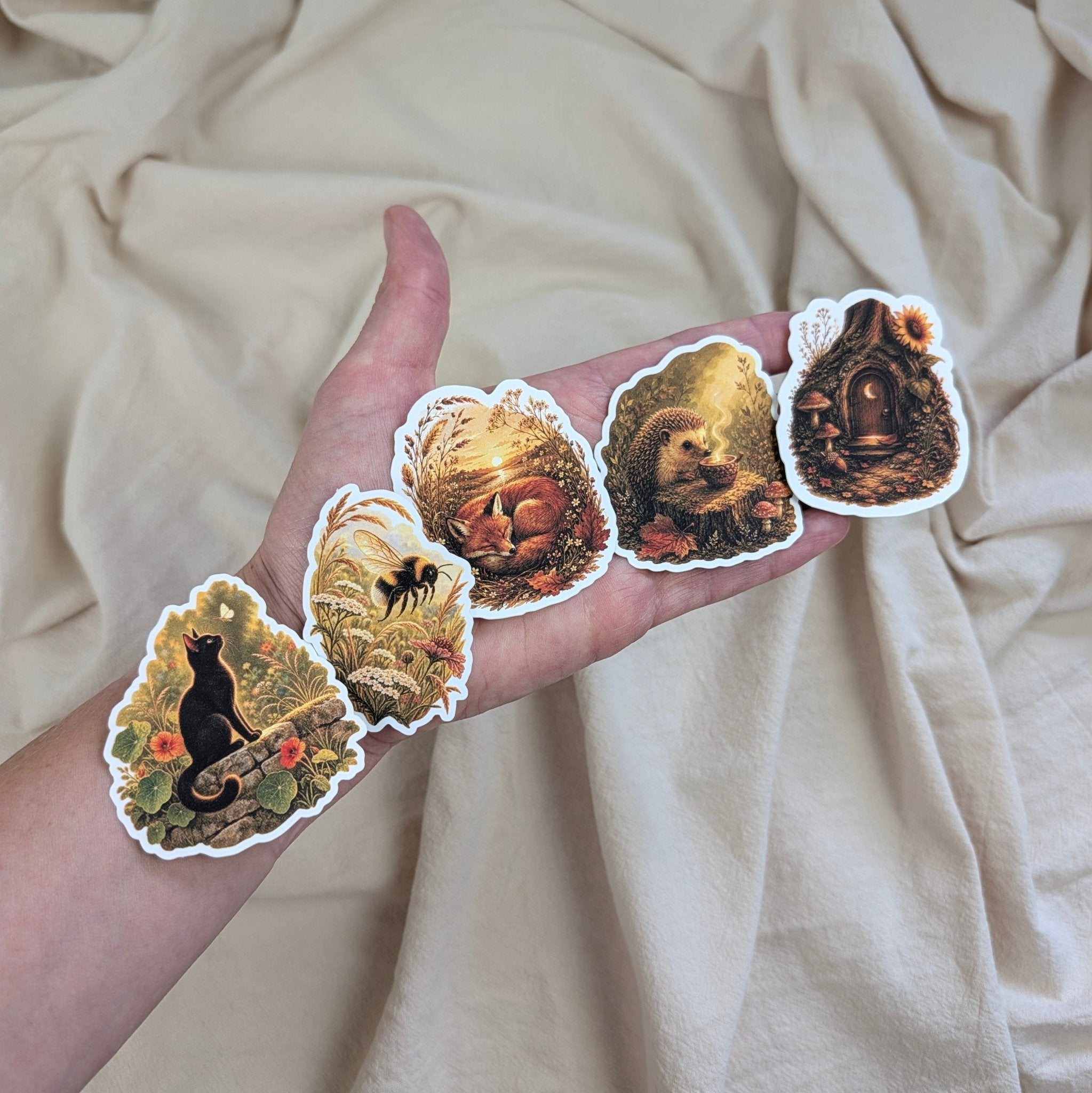 Gouden Uur stickerset – bijzondere edelsteen, zorgvuldig gekozen door Marga Jacobs