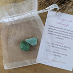 Innerlijke rust edelstenensetje – curated crystal by Marga Jacobs | rust, symboliek en intuïtieve zelfzorg