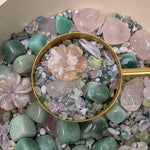 Lente confetti mix – curated crystal by Marga Jacobs | rust, symboliek en intuïtieve zelfzorg