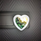 Mosagaat nachtlampje ~ Hartje – curated crystal by Marga Jacobs | rust, symboliek en intuïtieve zelfzorg