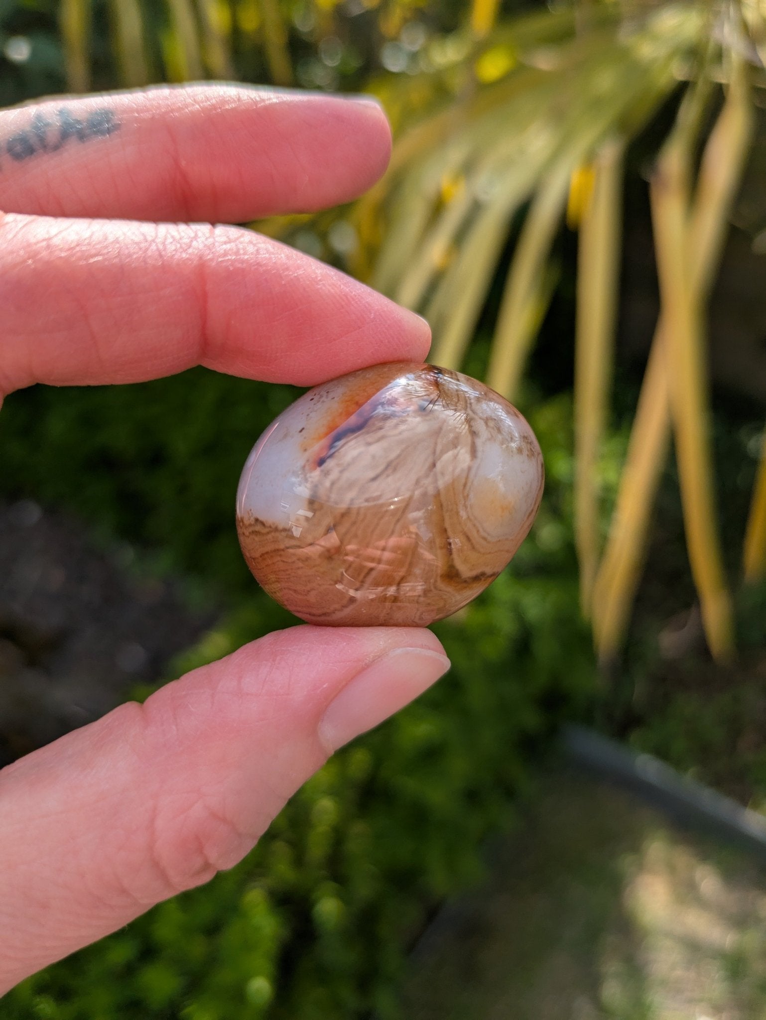 Oog van Shiva agaat – curated crystal by Marga Jacobs | rust, symboliek en intuïtieve zelfzorg