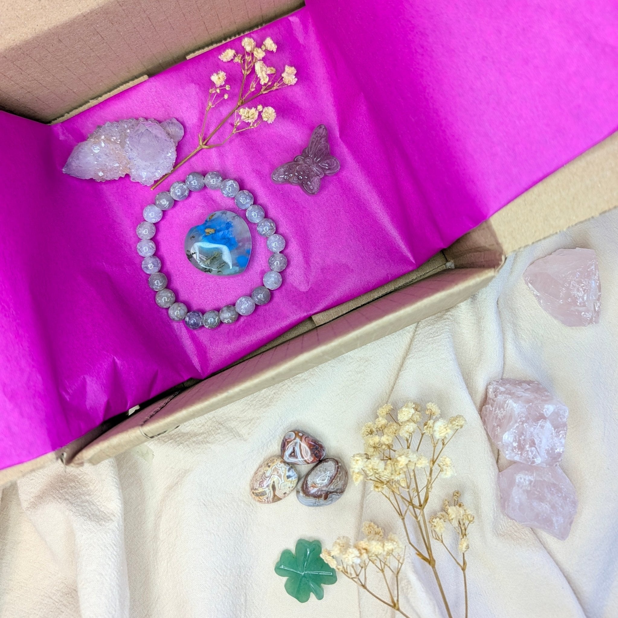 Persoonlijke Mystery Box – bijzondere edelsteen, zorgvuldig gekozen door Marga Jacobs