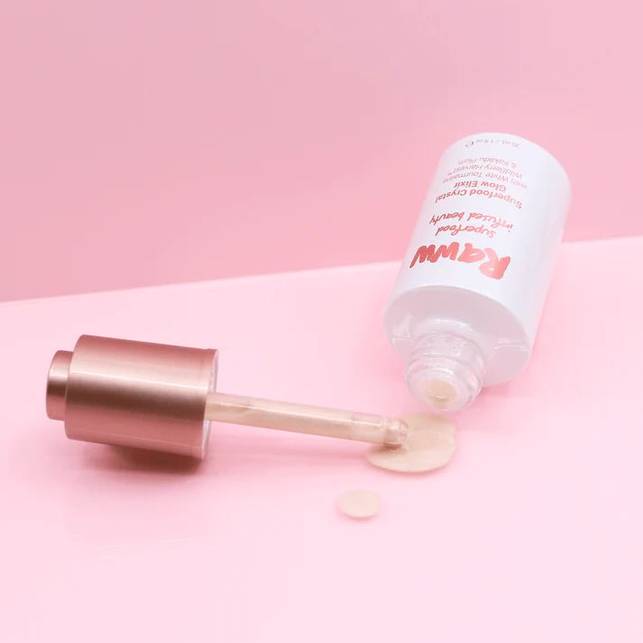 RAWW Superfood Crystal Glow Elixir – curated crystal by Marga Jacobs | rust, symboliek en intuïtieve zelfzorg