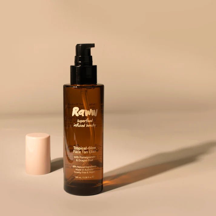 RAWW Tropical - Glow Face Tan Elixir – curated crystal by Marga Jacobs | rust, symboliek en intuïtieve zelfzorg