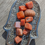 Vuuragaat trommelstenen – curated crystal by Marga Jacobs | rust, symboliek en intuïtieve zelfzorg