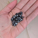 Zilverglans obsidiaan splitsteentjes ✦ 20 g – bijzondere edelsteen, zorgvuldig gekozen door Marga Jacobs