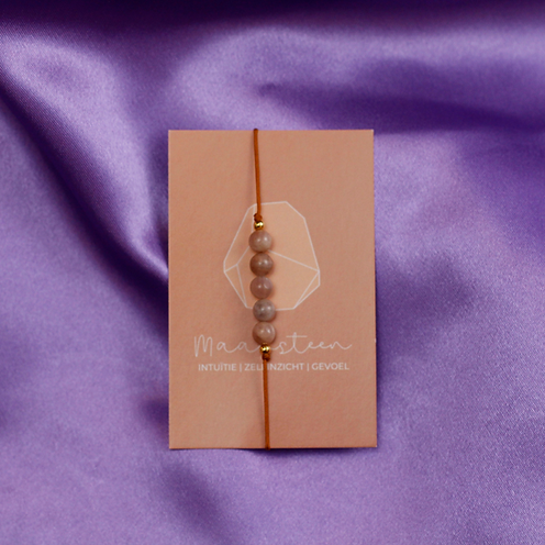 Armband Maansteen ~ Uchu Reminders | Marga Jacobs