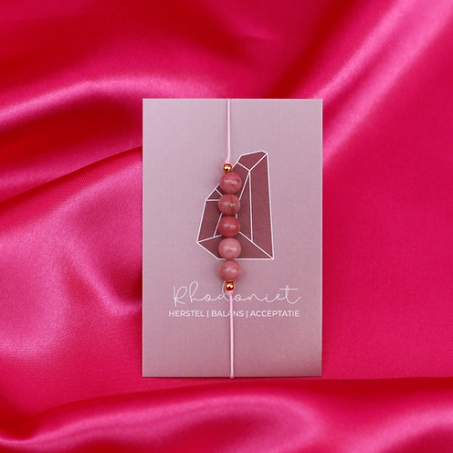 Armband Rhodoniet ~ Uchu Reminders | Marga Jacobs
