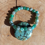 Aventurijn - Agaat (facet) edelsteen armband | Marga Jacobs