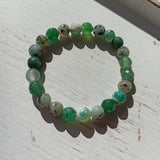 Aventurijn - Agaat (facet) edelsteen armband | Marga Jacobs