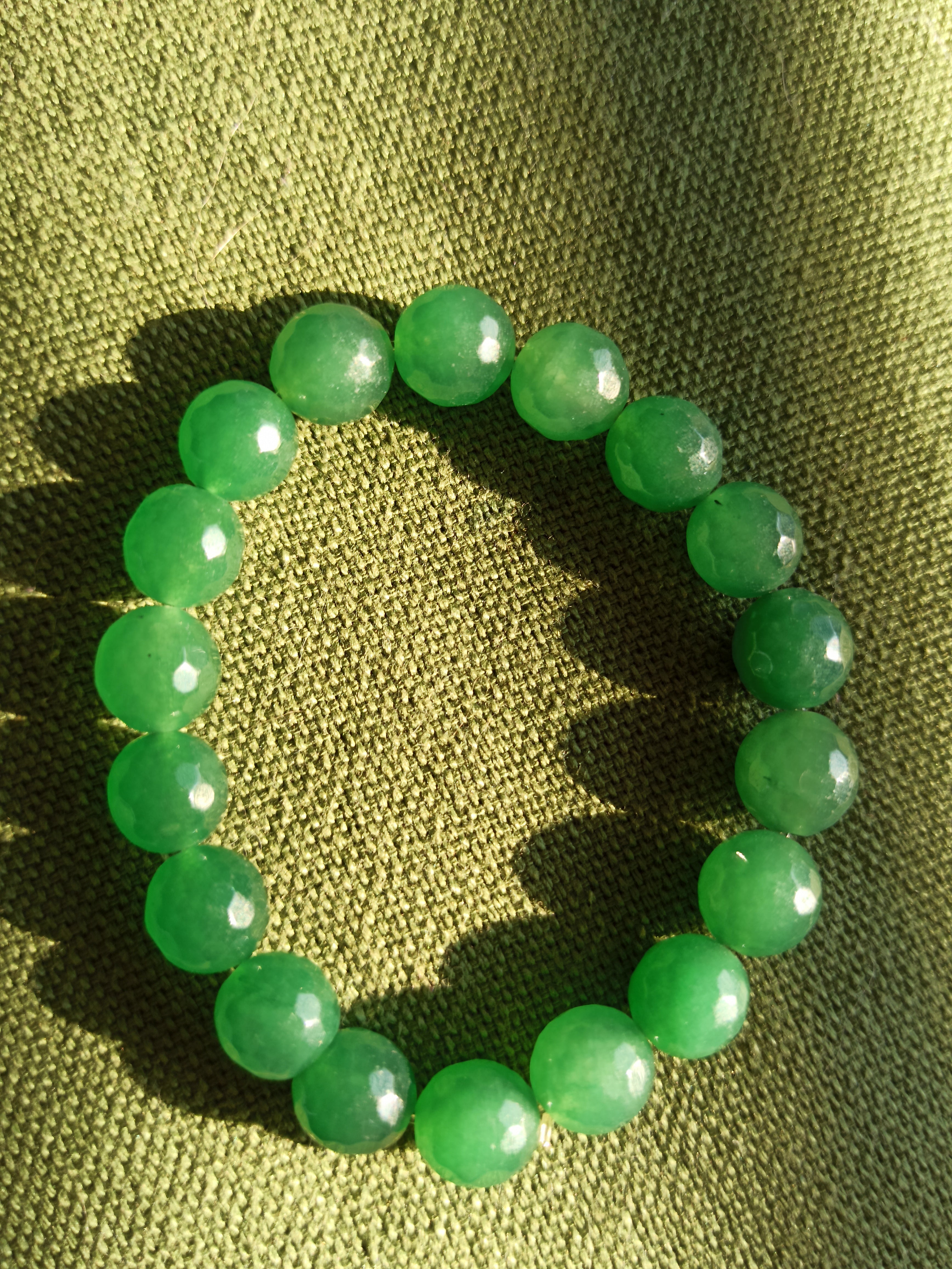 Aventurijn (facet) edelsteen armband | Marga Jacobs