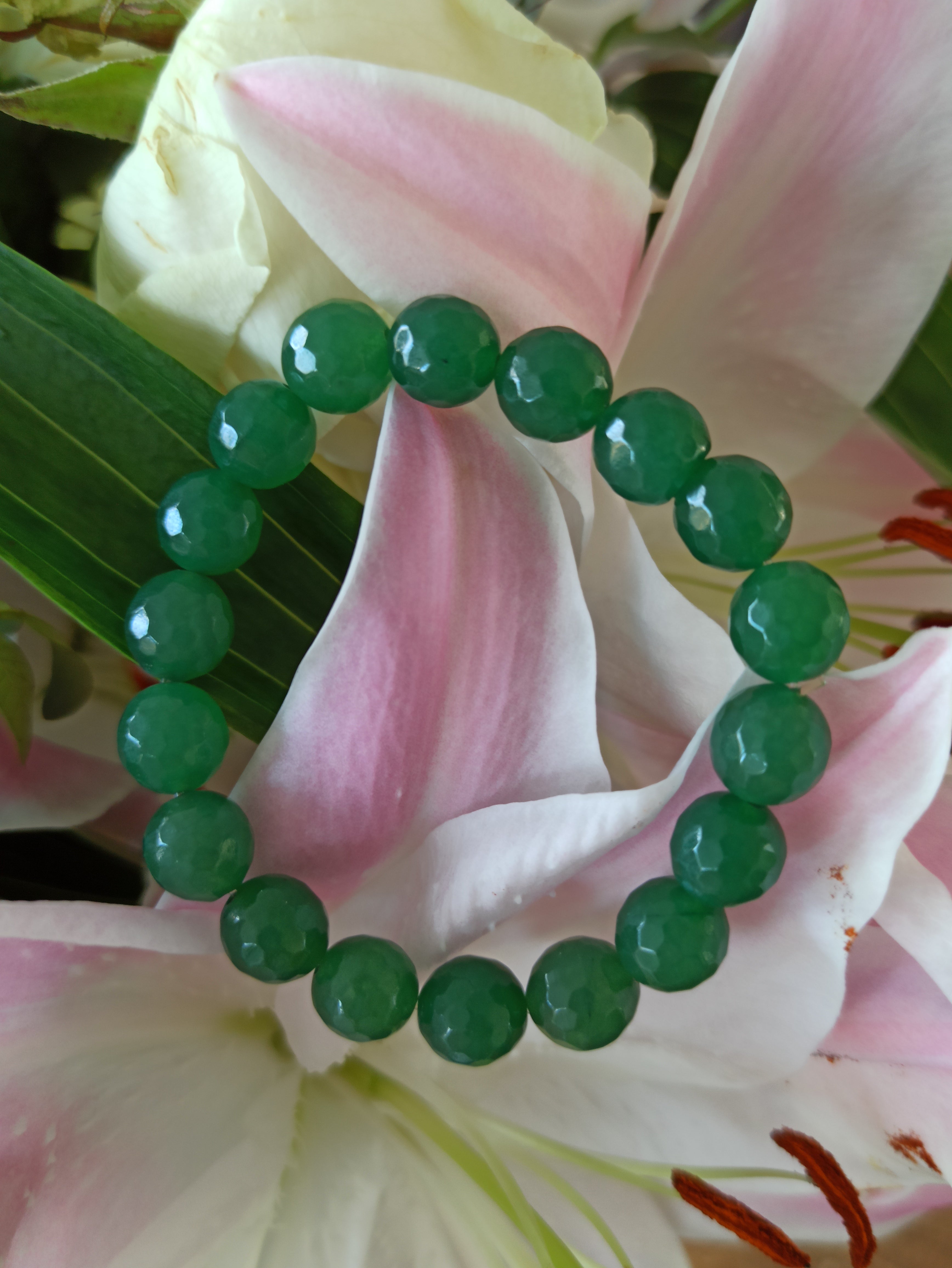 Aventurijn (facet) edelsteen armband | Marga Jacobs