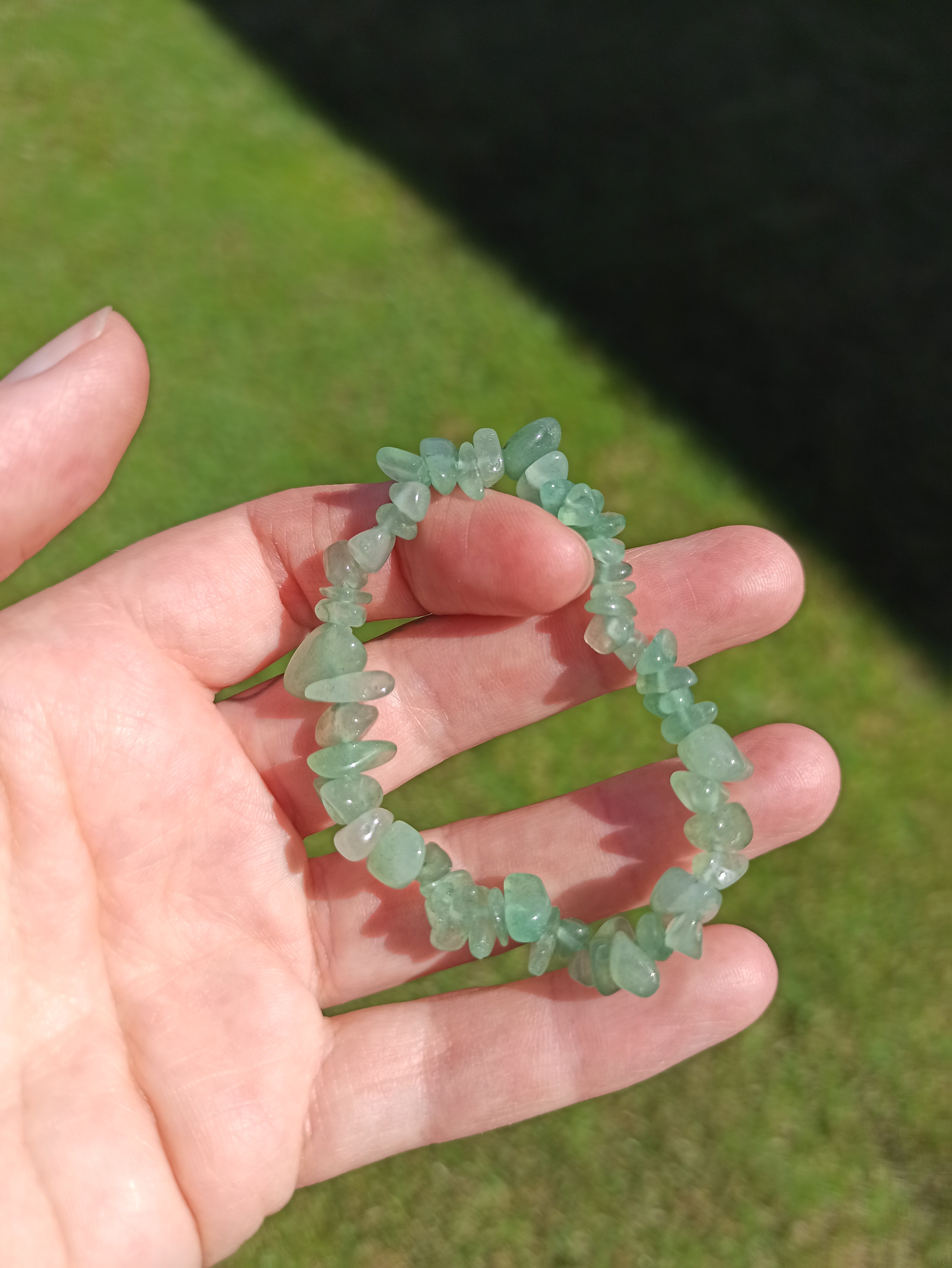 Edelsteen armband kind aventurijn