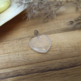 Bergkristal edelsteen hanger hart | Marga Jacobs