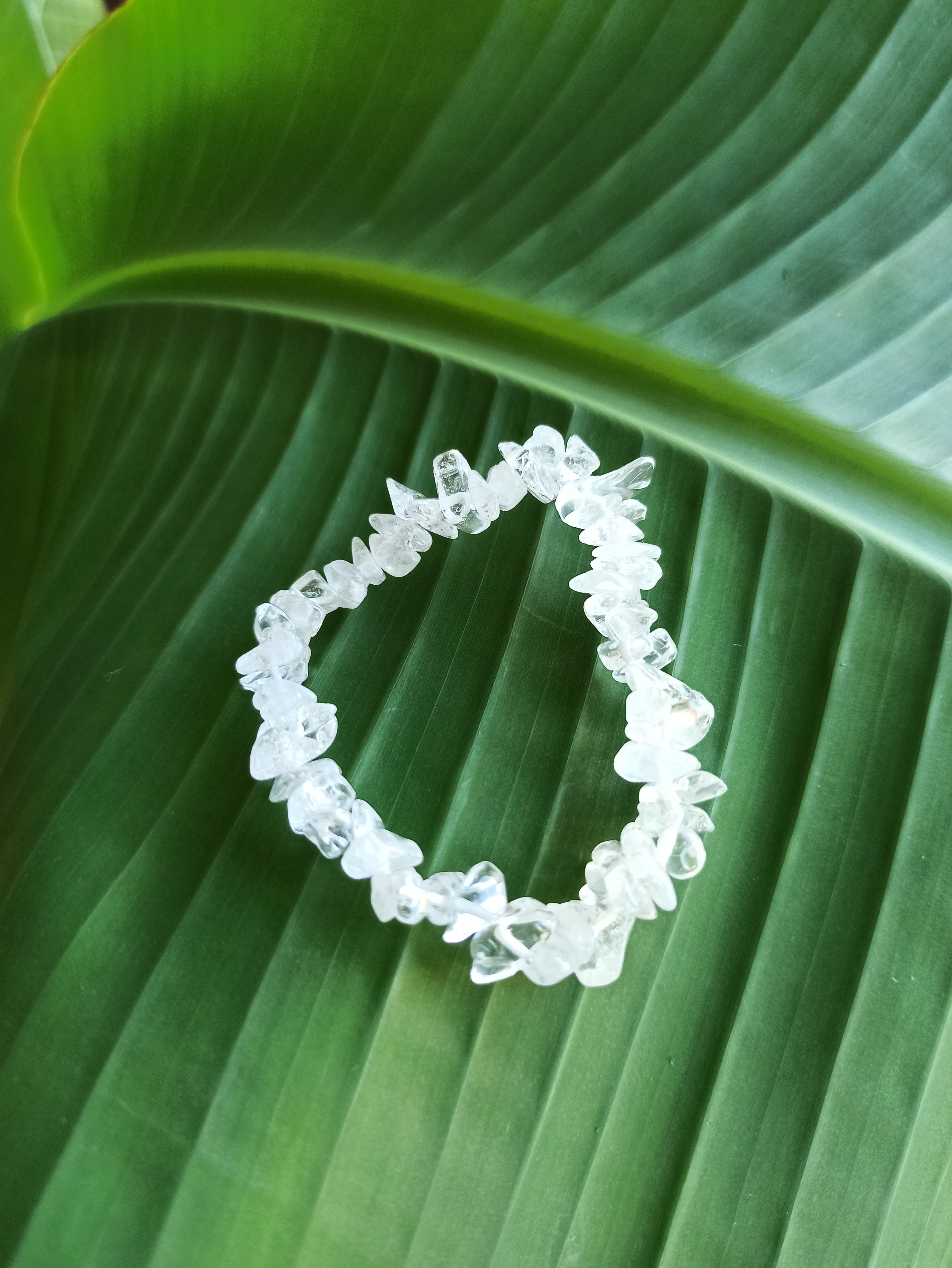 Edelsteen armband kind bergkristal