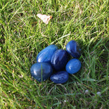 Agaat (blauw) trommelstenen | Marga Jacobs