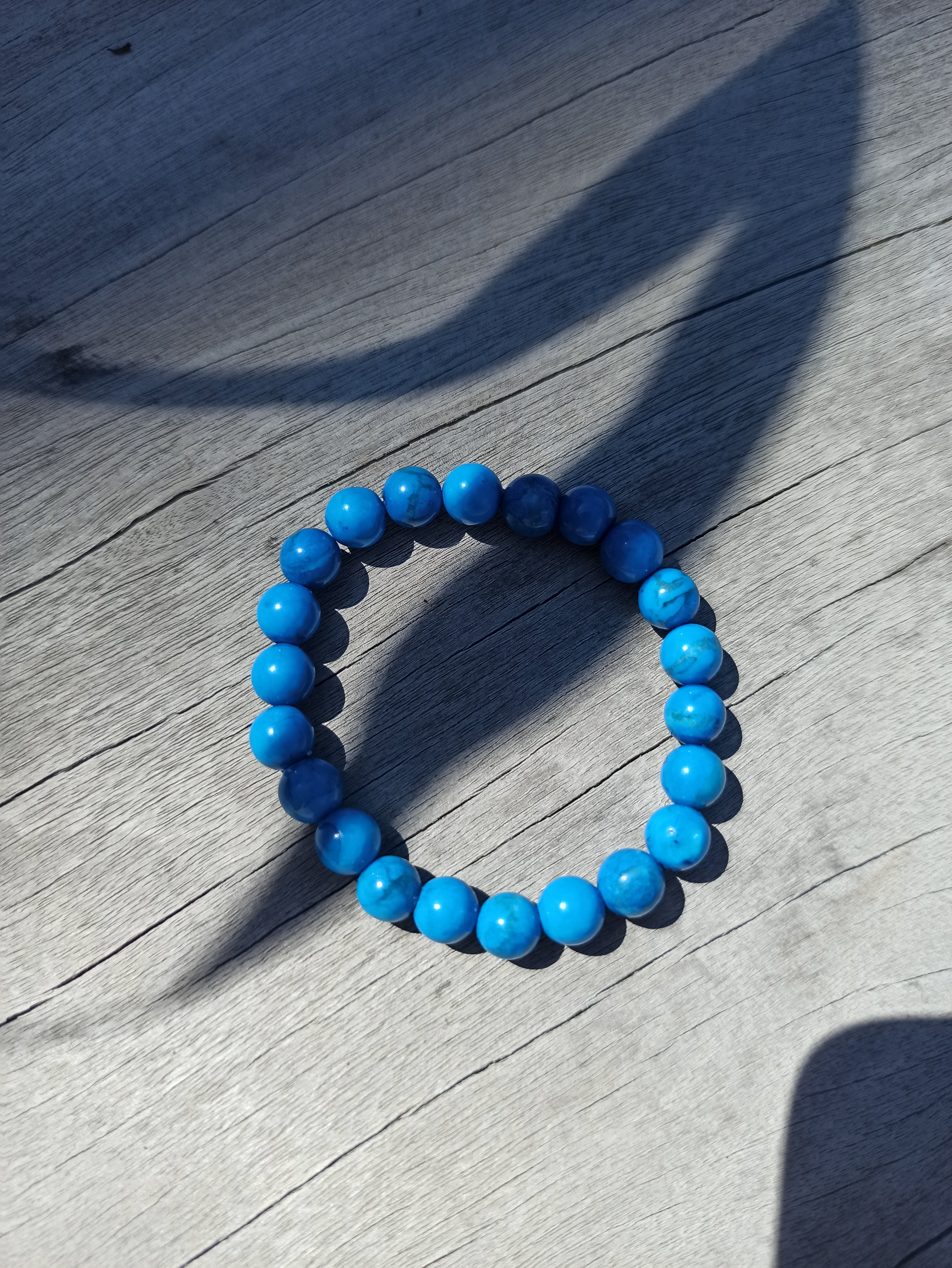 Edelsteen armband kind blauwe howliet