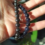 Blauwstroom edelsteen armband | Marga Jacobs