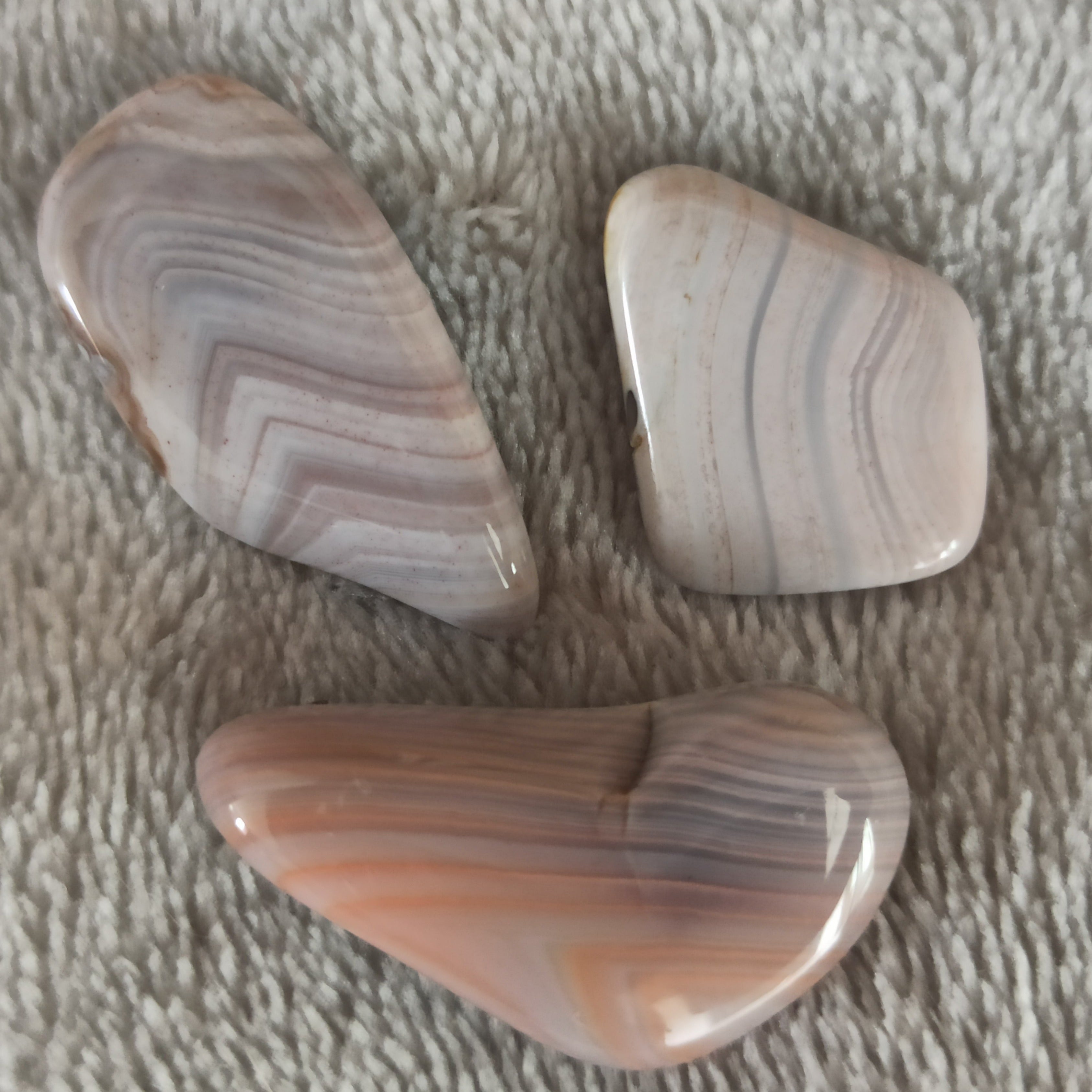 Botswana Agaat (roze) trommelstenen | Marga Jacobs