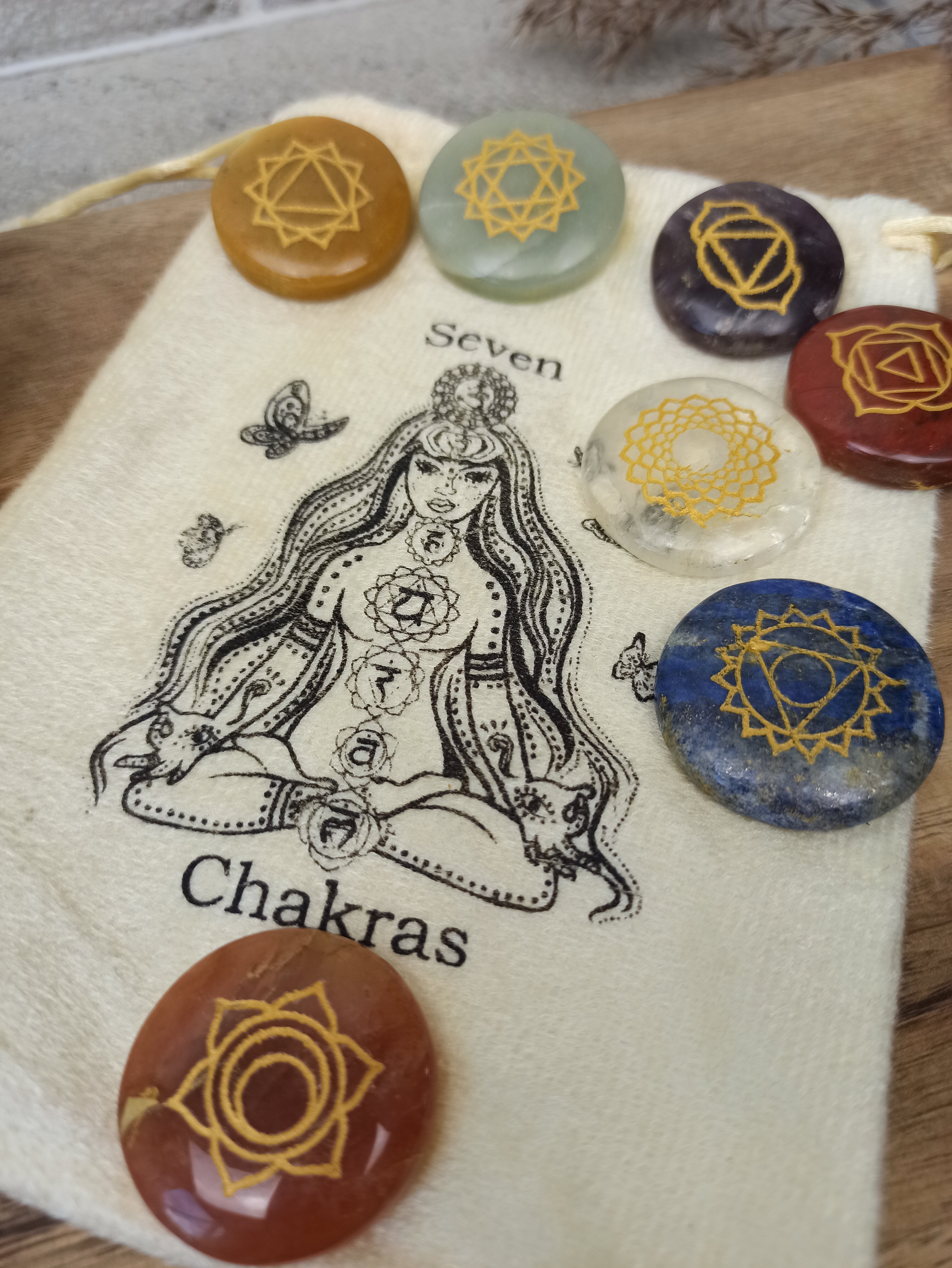 Chakra schijfstenen setje | Marga Jacobs