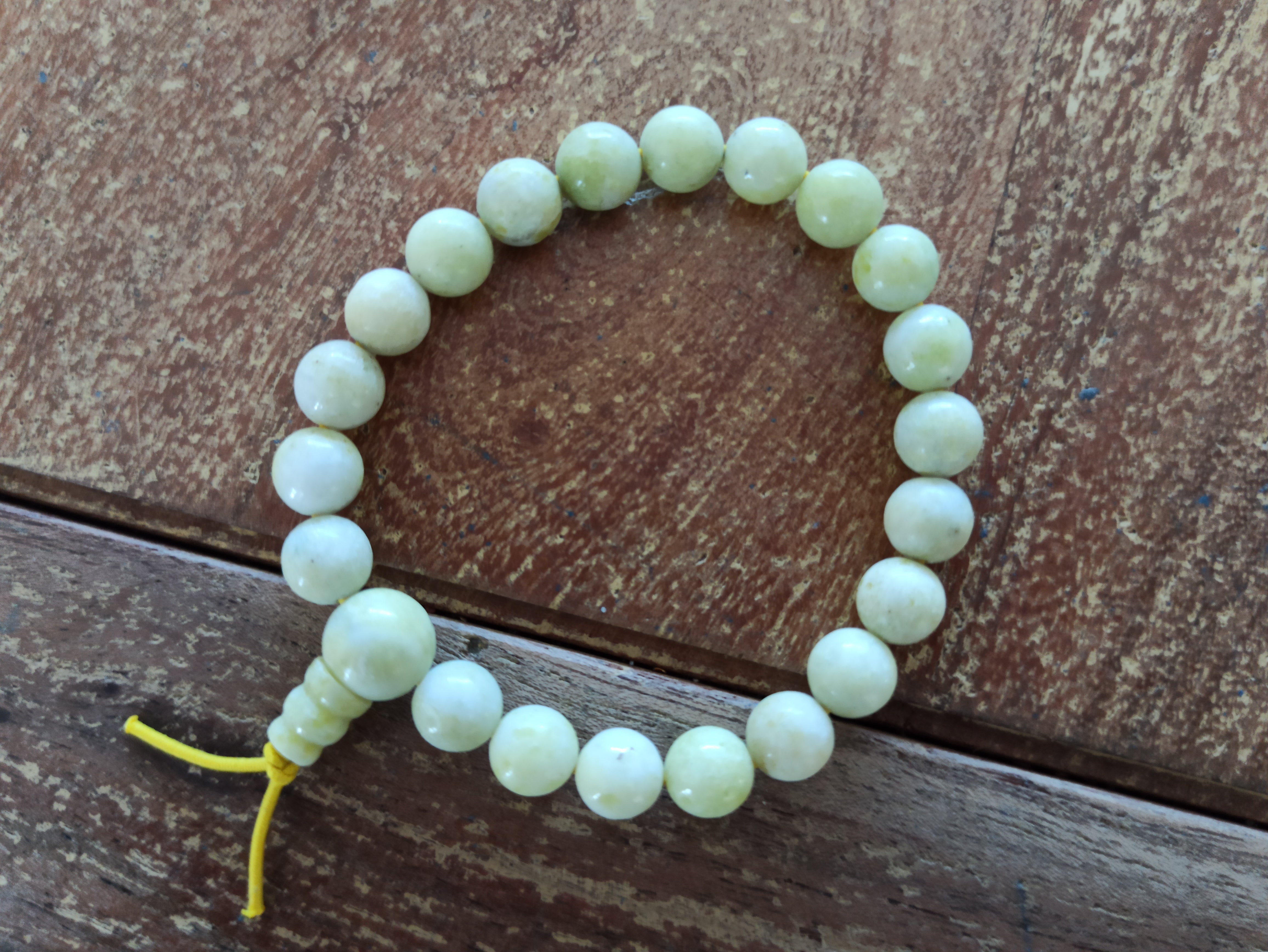 Citroen Chrysopraas edelsteen armband | Marga Jacobs